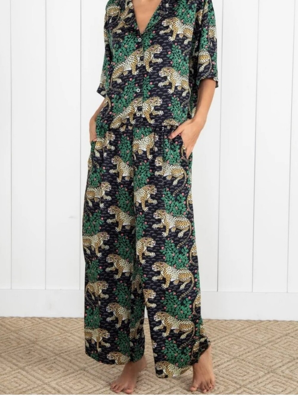 Printfresh Bagheera Wildest Dreams Cropped Pajama Pants
